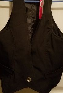 NWT Wal G Black Vest size S